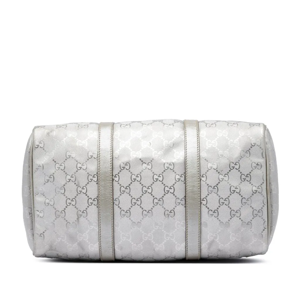 Gucci Medium GG Imprime Joy Boston Bag Silver Very good - Inside View