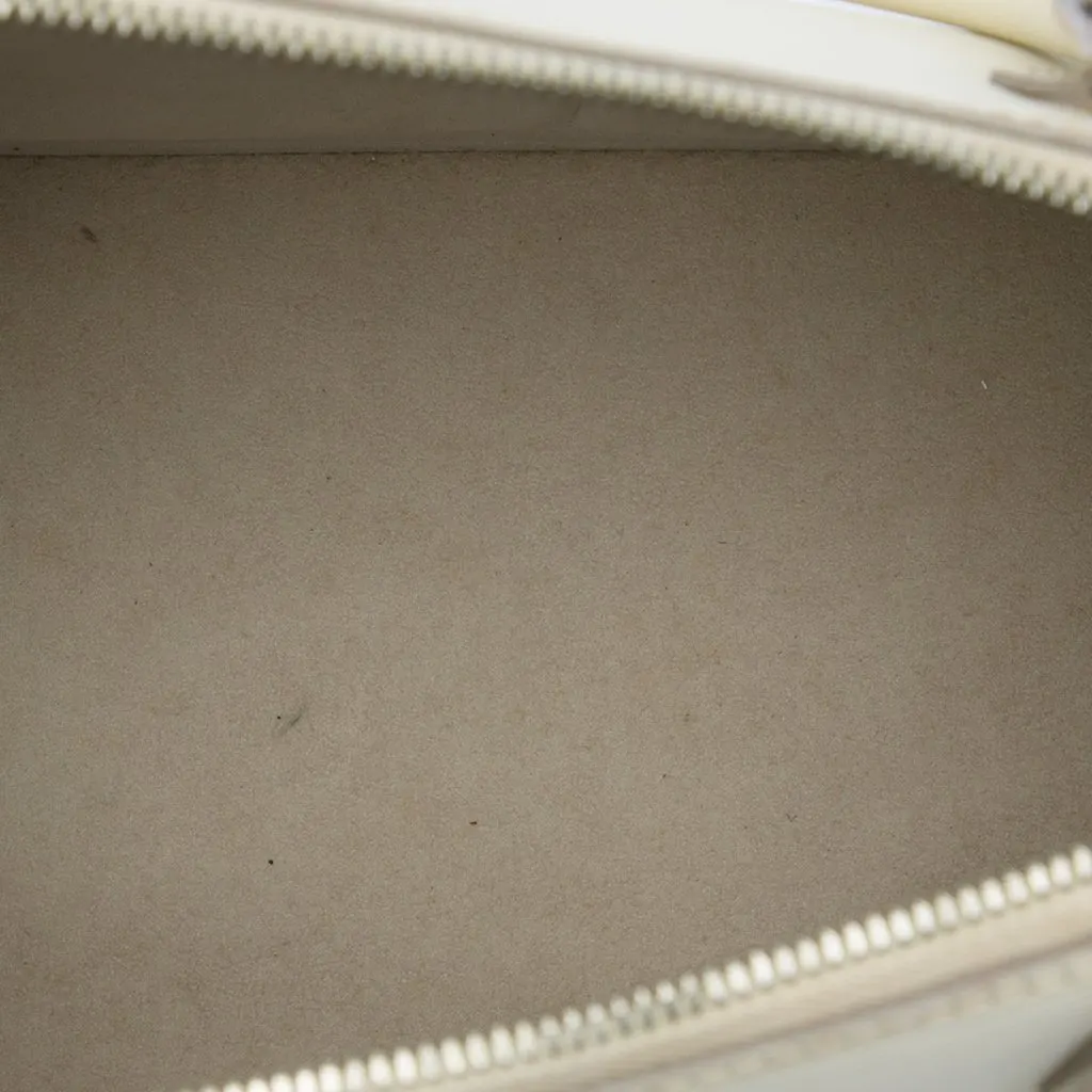 Louis Vuitton Epi Alma PM White Leather Very good - Model View