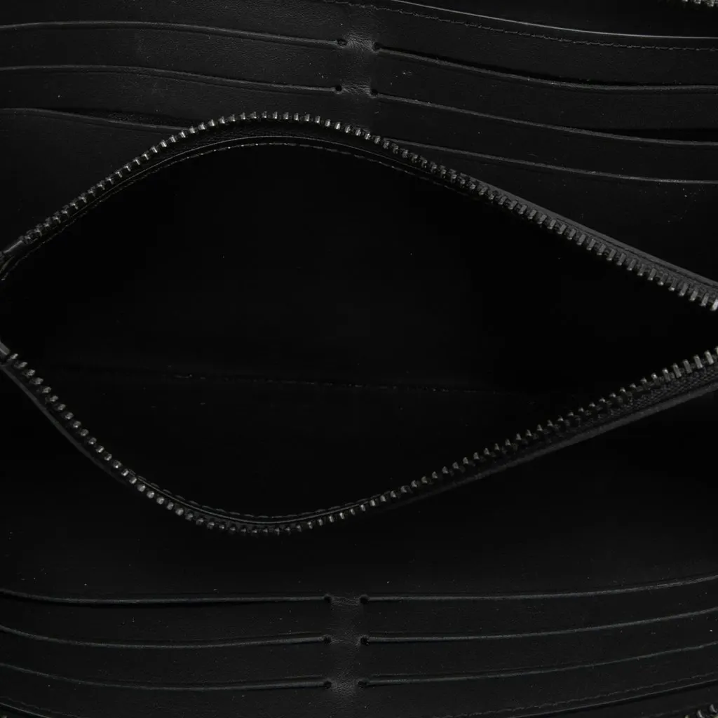 Louis Vuitton Monogram Empreinte Zippy Long Wallet Black Leather Very good - Model View
