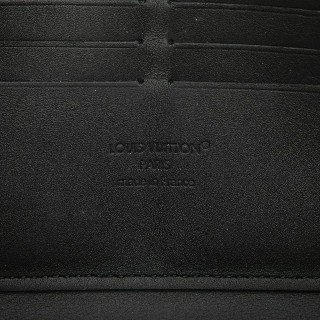 Louis Vuitton Monogram Empreinte Zippy Long Wallet Black Leather Very good - Box View