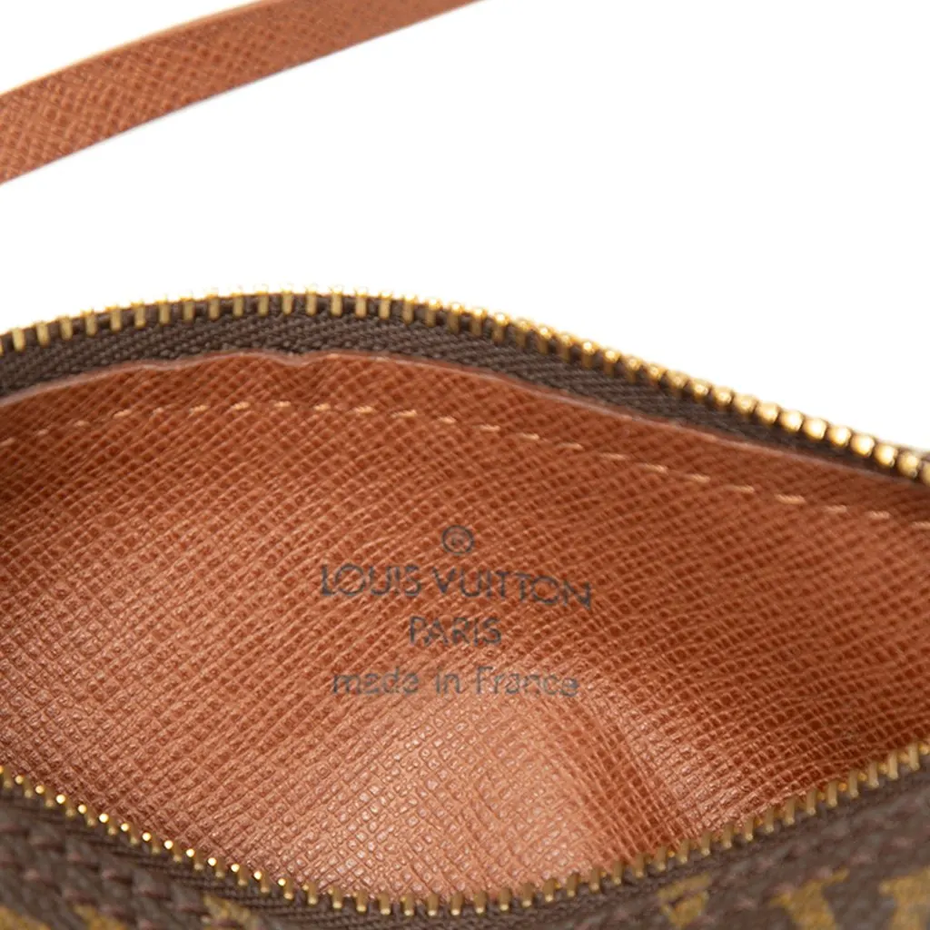Louis Vuitton Monogram Papillon Pochette Brown Canvas Good - Box View