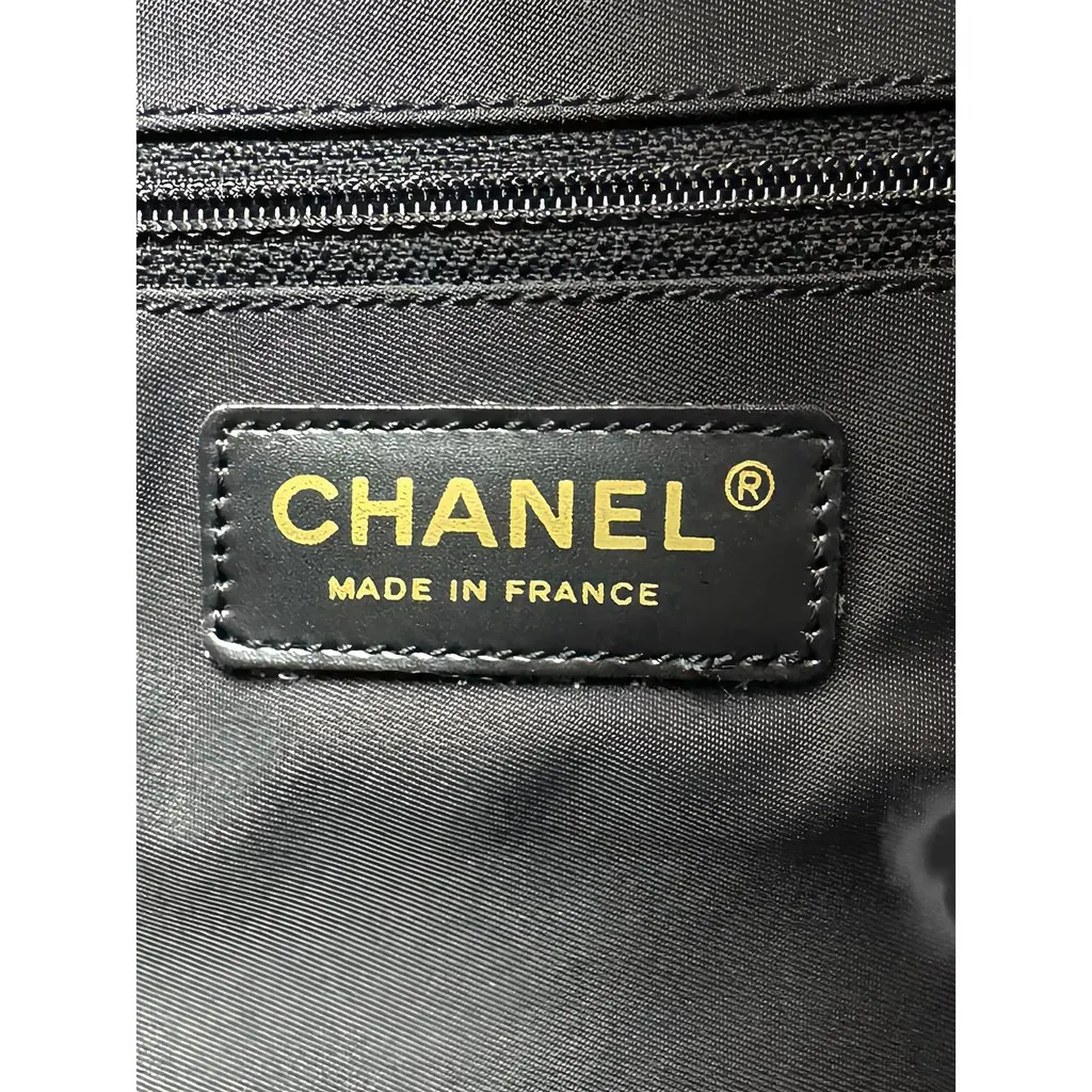 Chanel New Travel Line Nylon Tote Black Polyamide Very good - Box View
