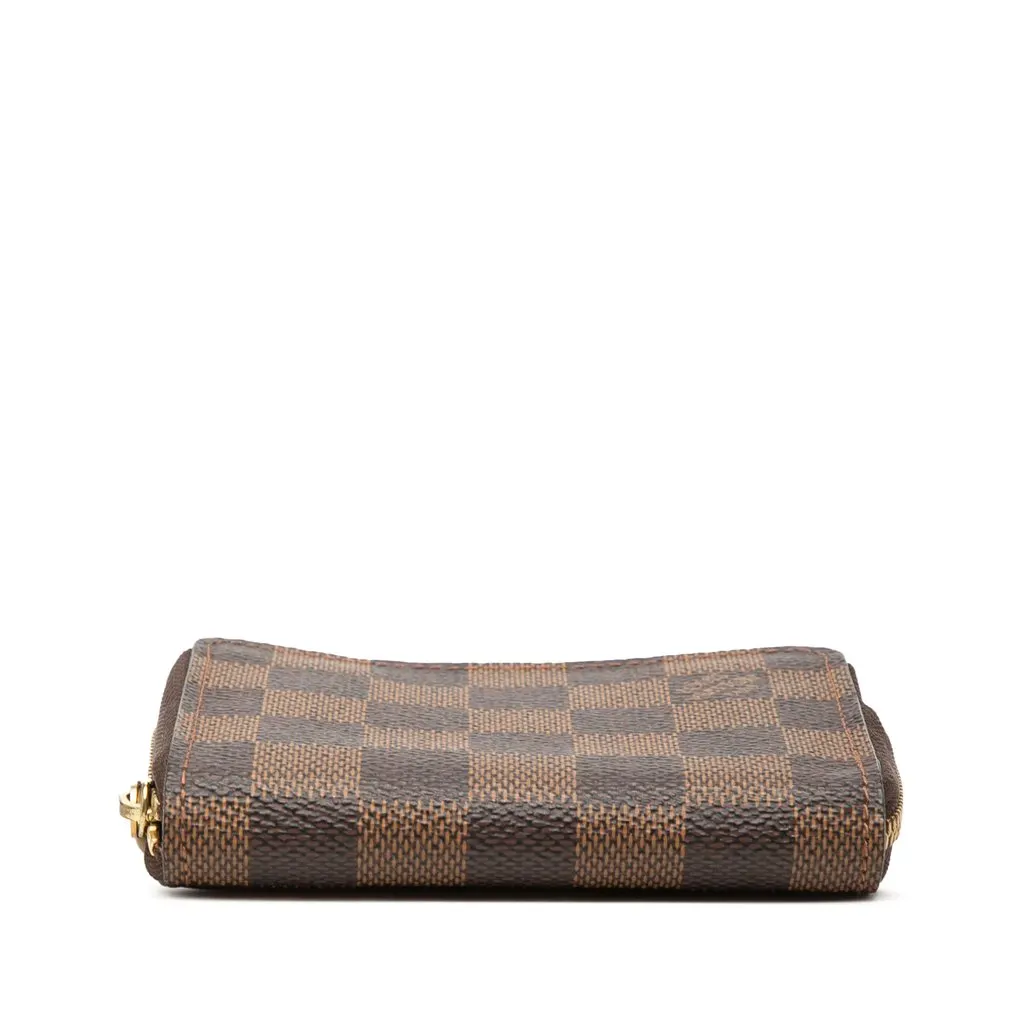 Louis Vuitton Damier Ebene Zippy Coin Purse Brown Very good - Inside View