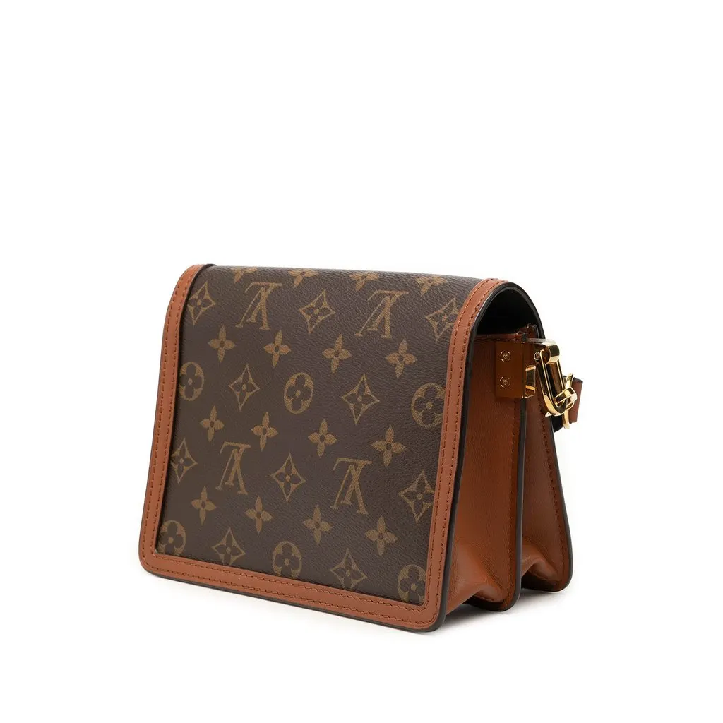 Louis Vuitton Monogram Reverse Mini Dauphine Brown Canvas Very good - Back View