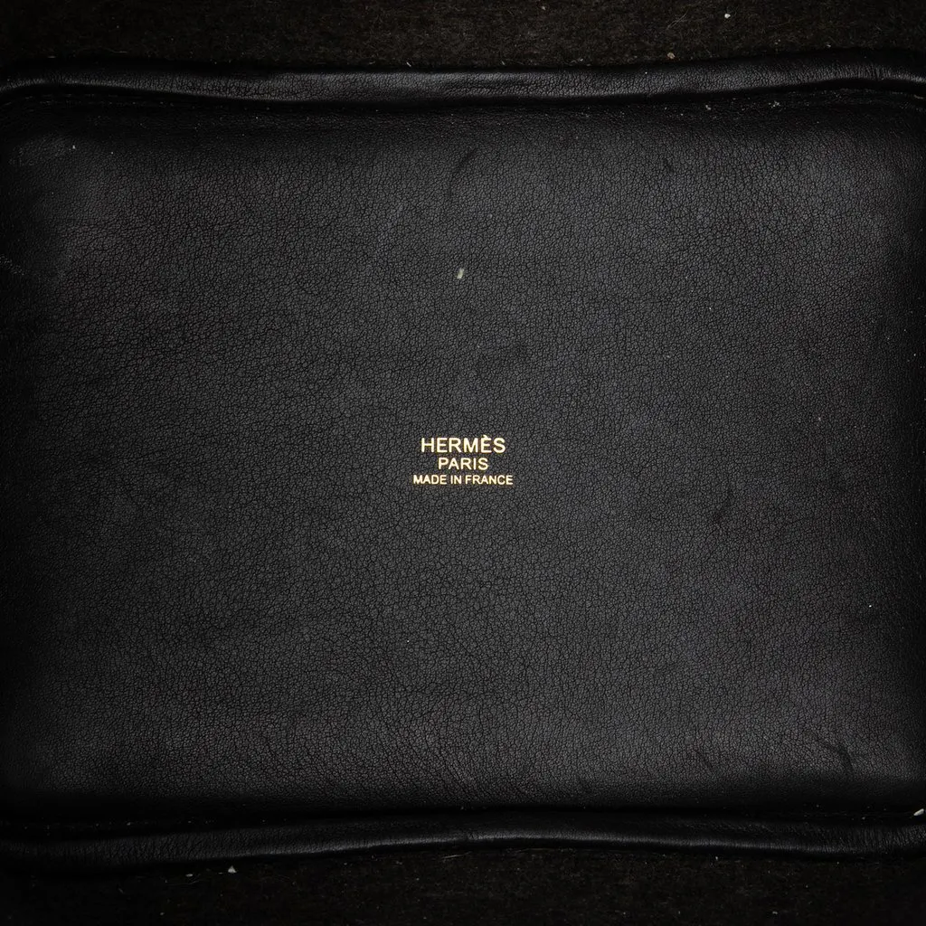 Hermès Felt and Swift Picotin Lock 18 Brown Wool Very good - Model View