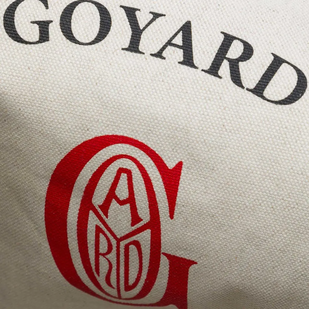 Goyard Goyardine Reversible Belharra Tote Blue Canvas Very good - Box View