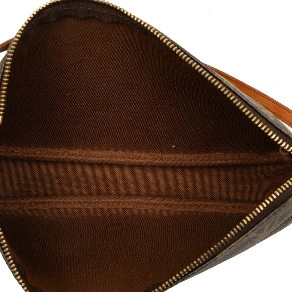 Louis Vuitton Monogram Pochette Accessoires Brown Canvas Good - Model View