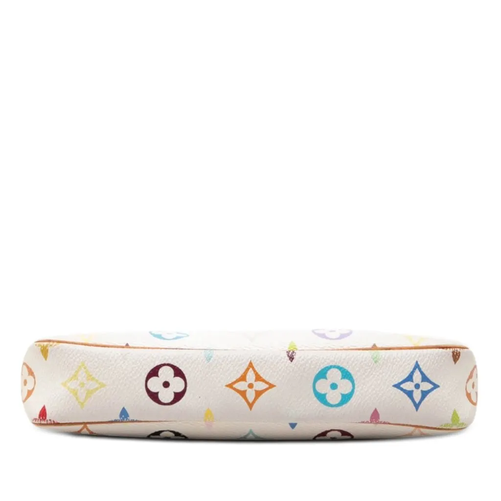 Louis Vuitton Monogram Multicolore Pochette Accessoires White Good - Inside View
