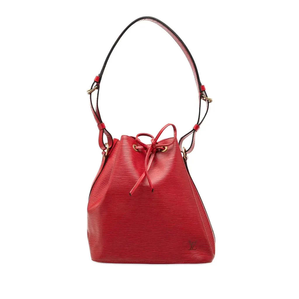Louis Vuitton Epi Petit Noe Red Leather Very good - Front View