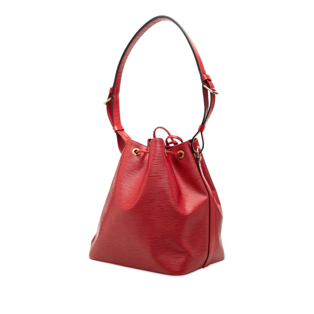 Louis Vuitton Epi Petit Noe Red Leather Very good - Back View