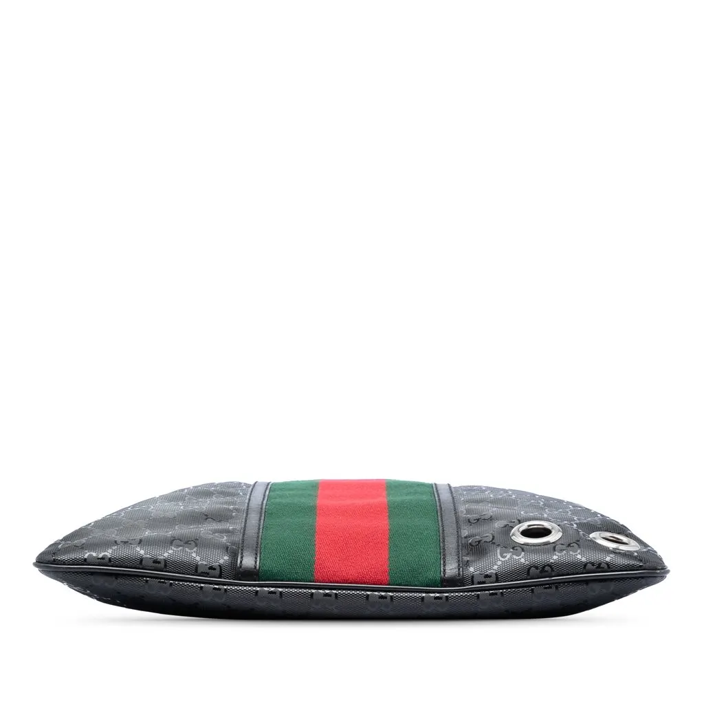 Gucci Fiat 500 Medium GG Imprime Web Messenger Bag Black Very good - Inside View