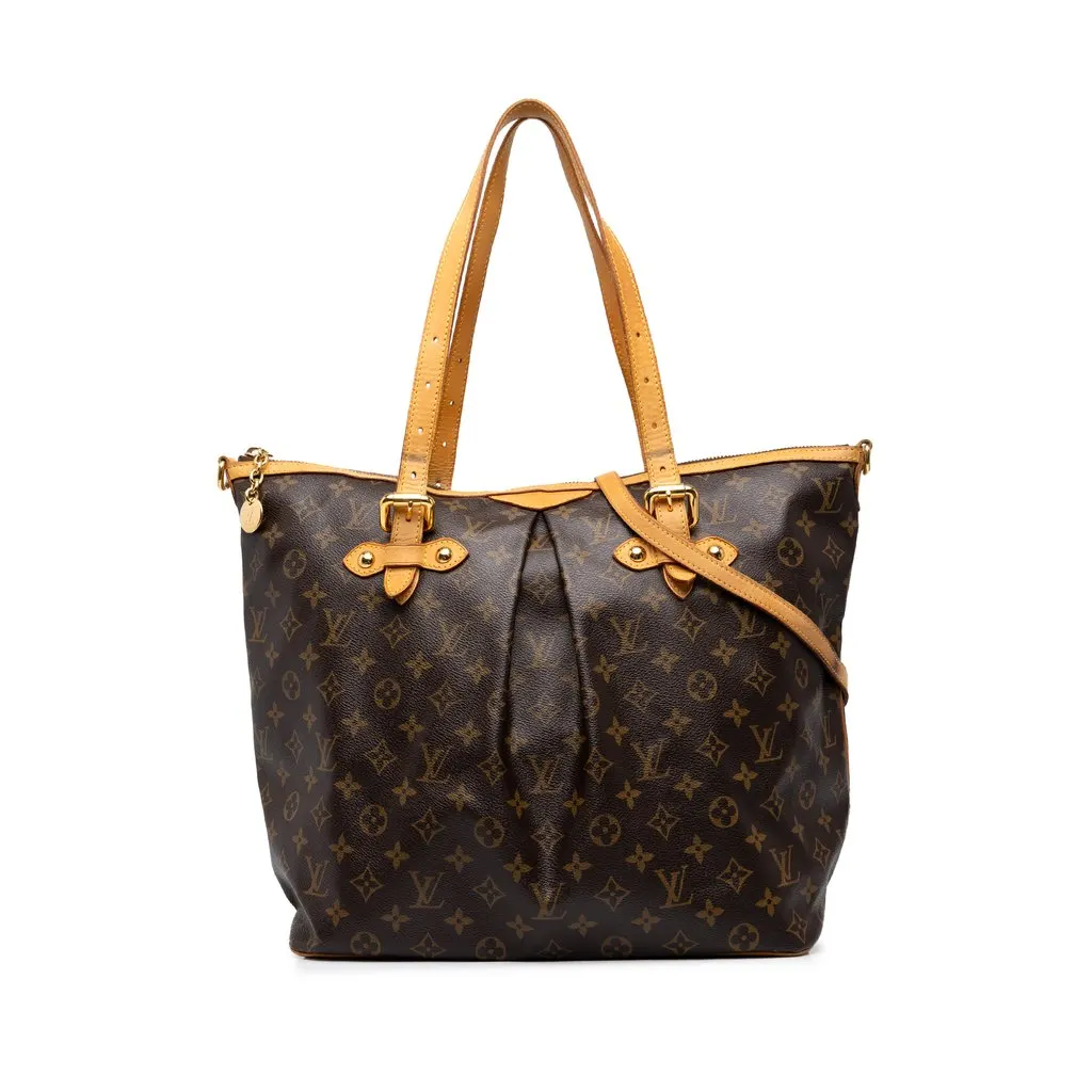 Louis Vuitton Monogram Palermo GM Brown Canvas Very good - Front View