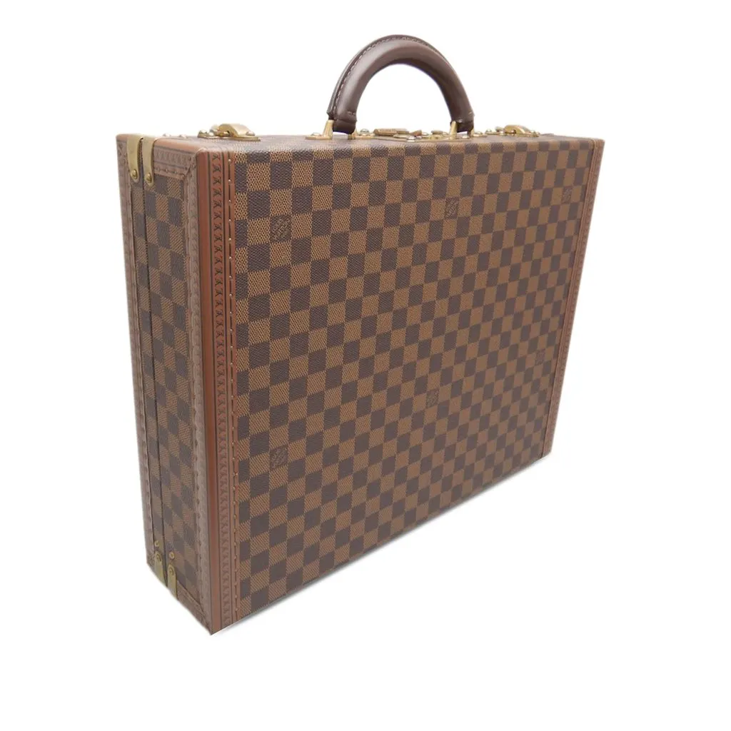 Louis Vuitton Damier Ebene President Classeur Brown Very good - Back View