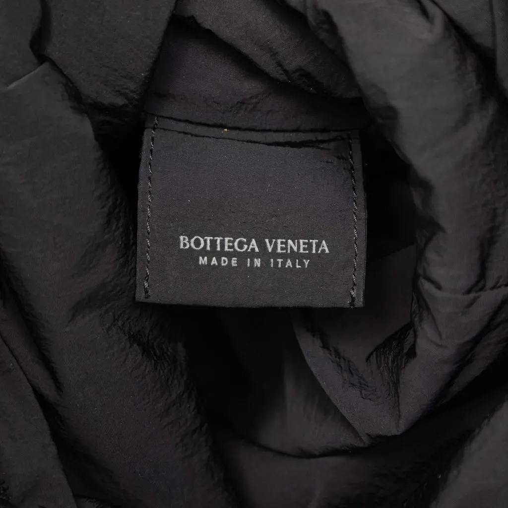 Bottega Veneta Nylon Intrecciato Effect Clutch Black Polyamide Very good - Box View