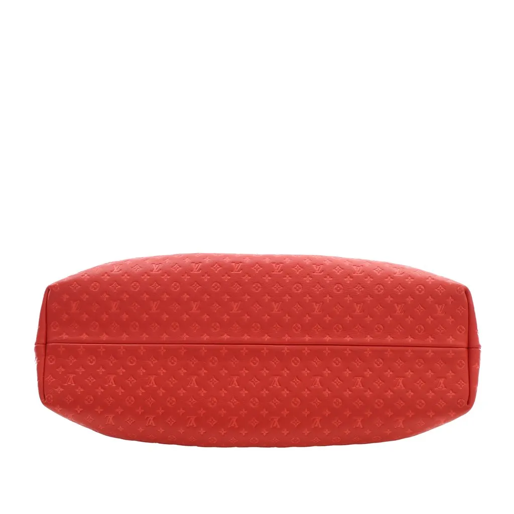 Louis Vuitton Embossed Calfskin Nanogram Satchel Red Leather Very good - Inside View