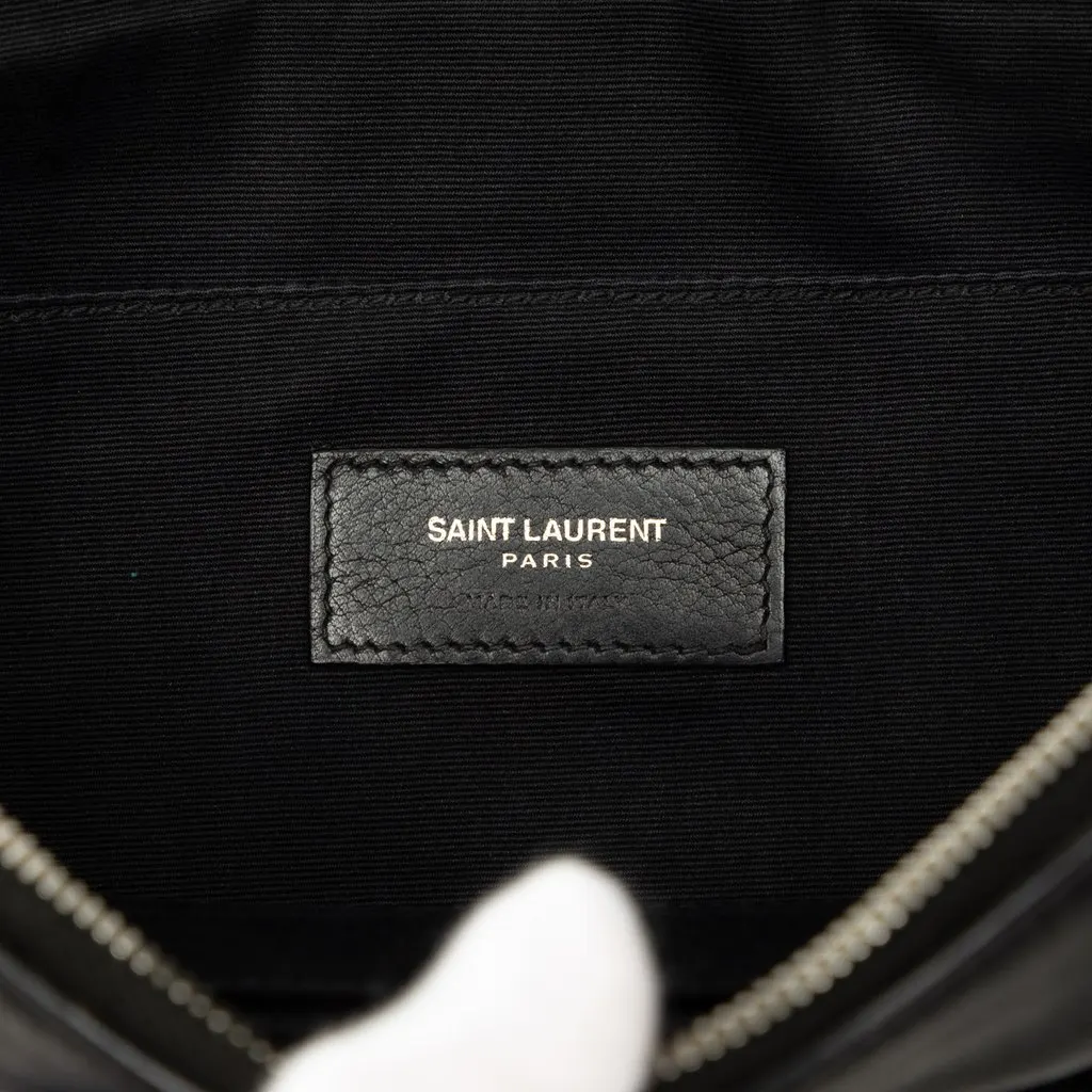 Saint Laurent Leather Marsupio Belt Bag Black Leather Good - Box View
