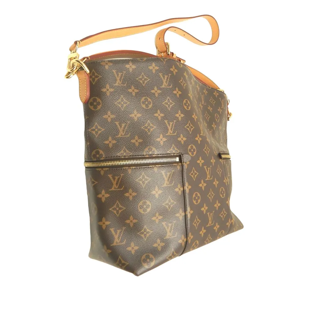Louis Vuitton Monogram Melie Satchel Brown Very good - Back View