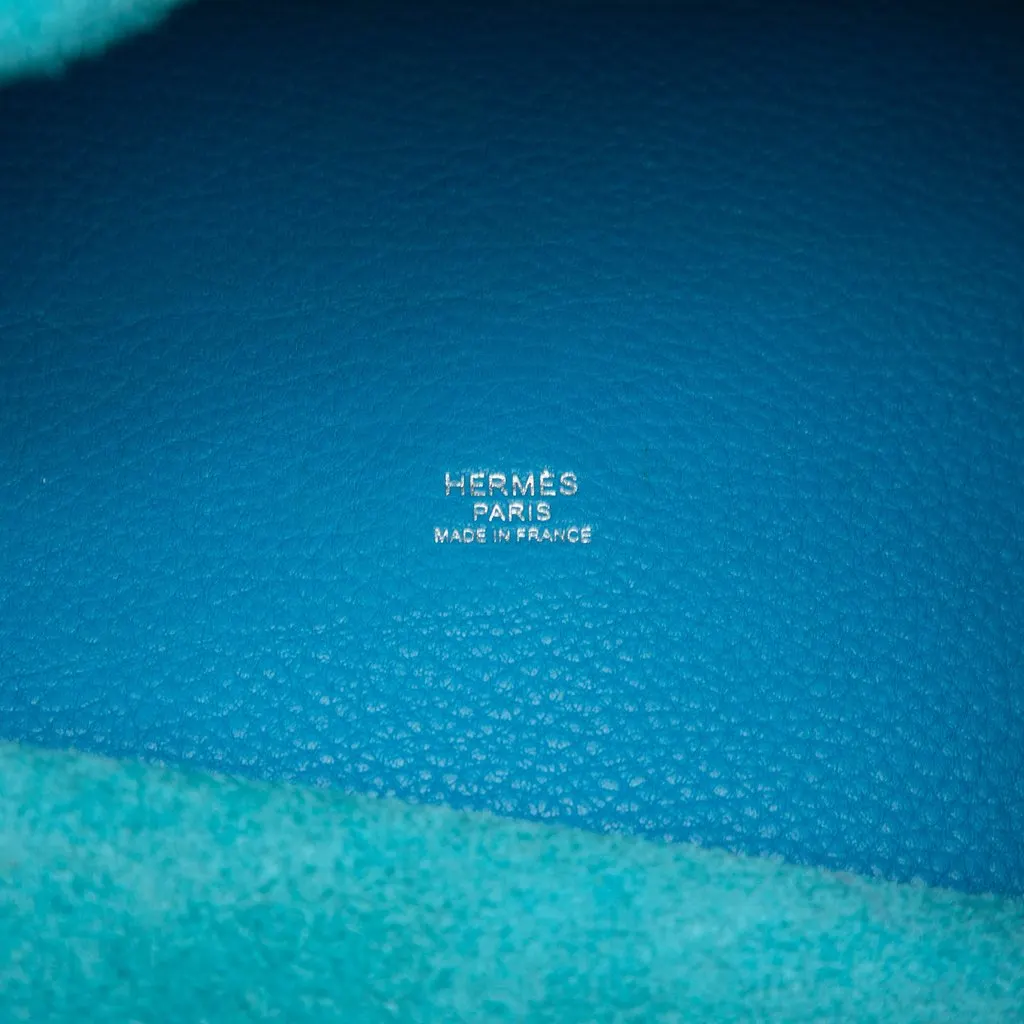 Hermès Clemence Picotin Lock 26 Blue Leather Very good - Box View