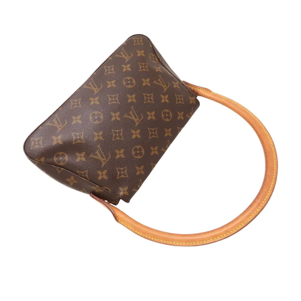 Louis Vuitton Monogram Mini Looping Brown Very good - Back View