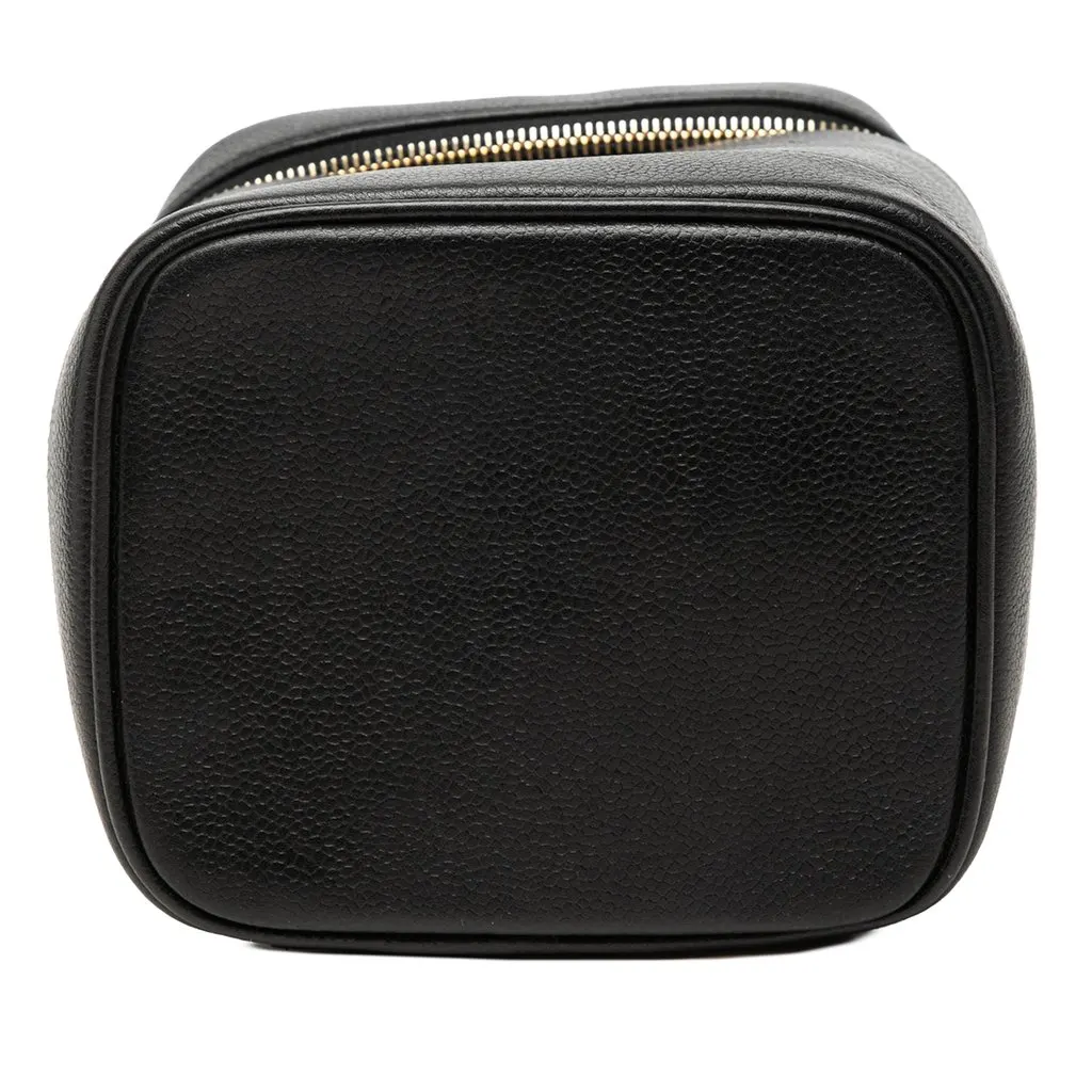 Chanel CC Caviar Vanity Bag Black Leather Very good - Inside View