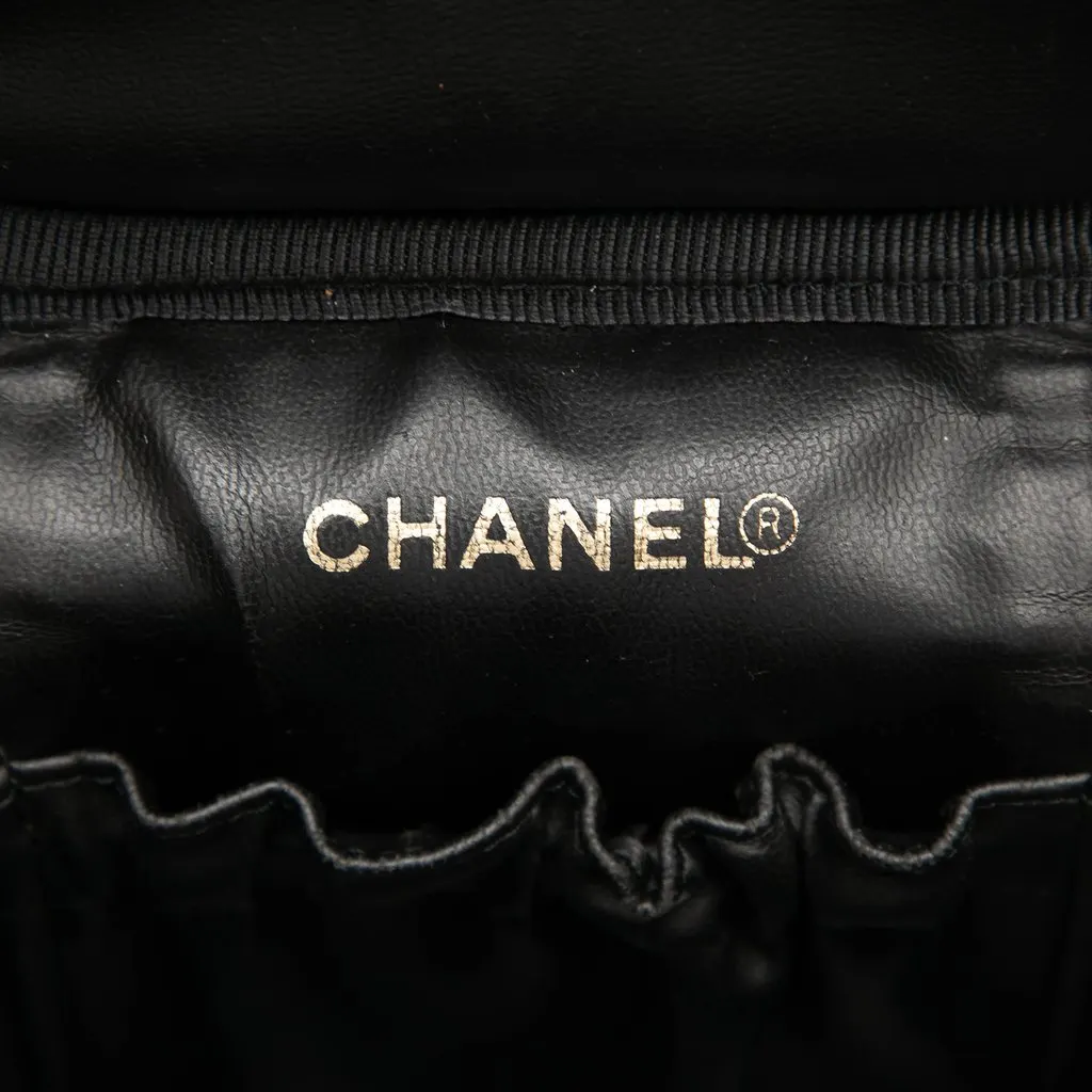 Chanel CC Caviar Vanity Bag Black Leather Very good - Box View