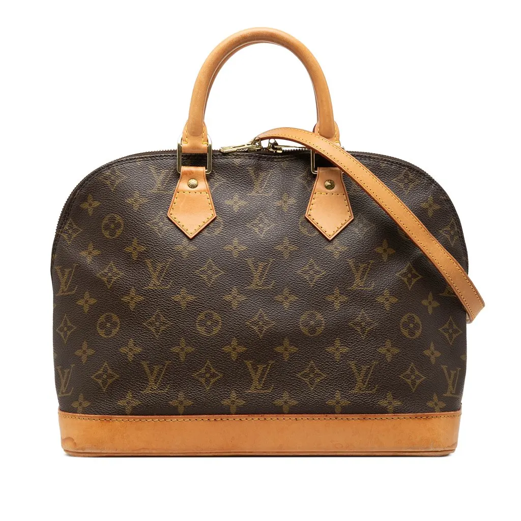 Louis Vuitton Monogram Alma PM Brown Very good - Front View