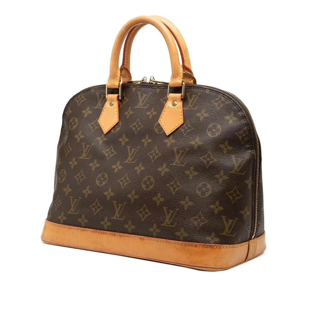 Louis Vuitton Monogram Alma PM Brown Very good - Back View