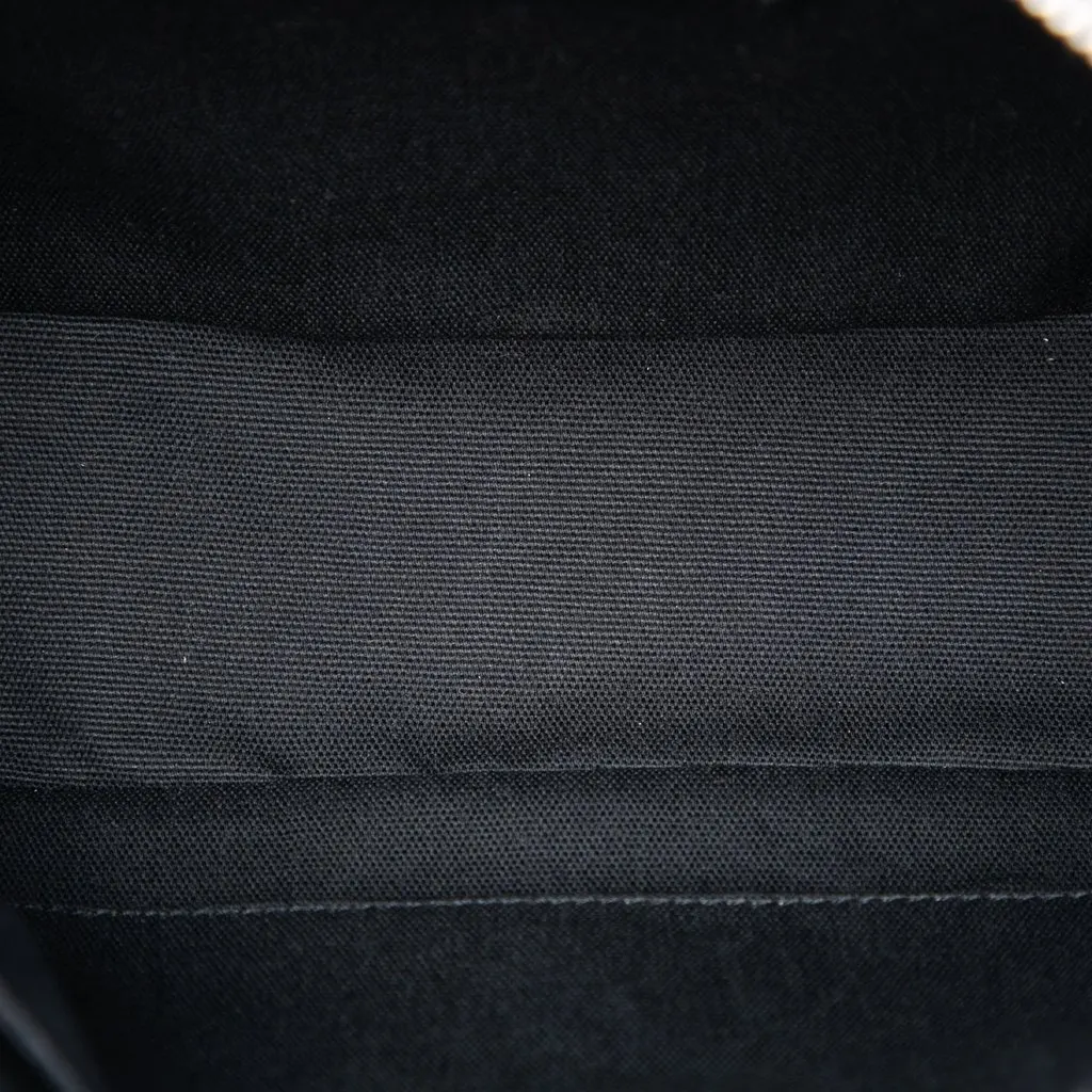 Saint Laurent Crocodile Embossed Leather Camp Camera Bag Black Leather Very good - Model View