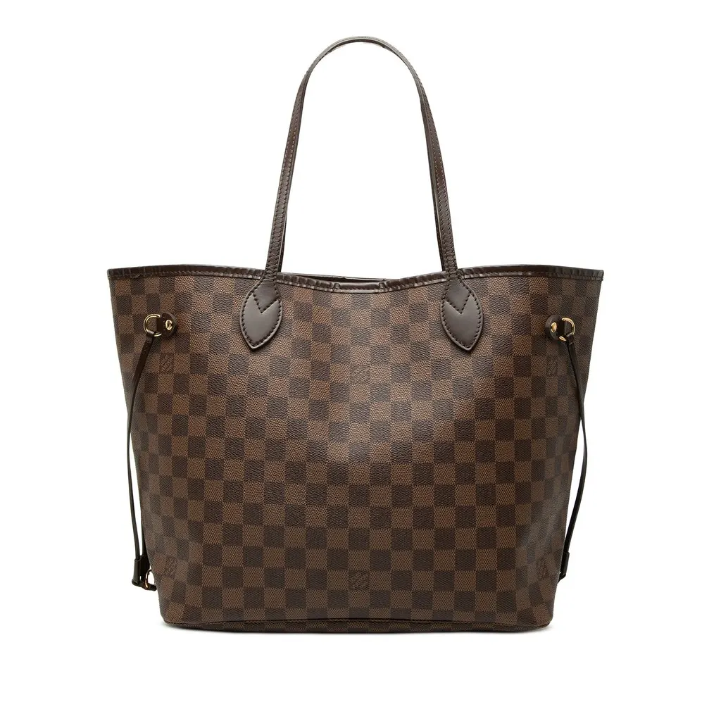 Louis Vuitton Damier Ebene Neverfull MM Brown Very good - Front View