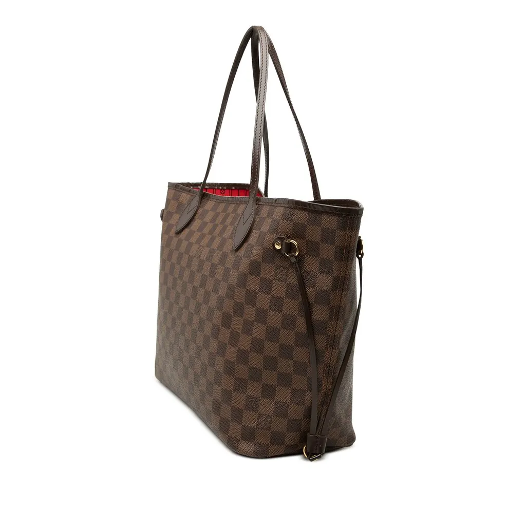 Louis Vuitton Damier Ebene Neverfull MM Brown Very good - Back View