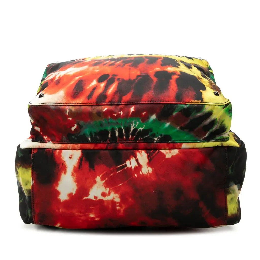 Valentino Medium Multicolore Nylon Tie Dye Print Rockstud Backpack MultiColor Very good - Inside View