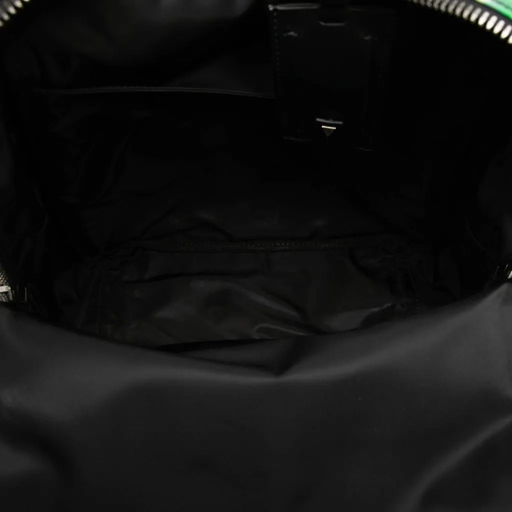 Valentino Medium Multicolore Nylon Tie Dye Print Rockstud Backpack MultiColor Very good - Model View