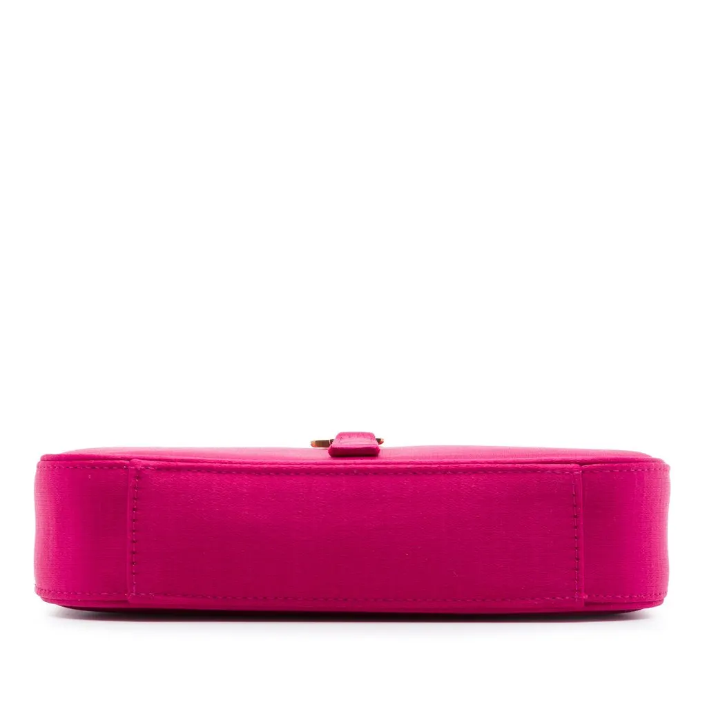 Saint Laurent Mini Satin Le 5 a 7 Pink Very good - Inside View