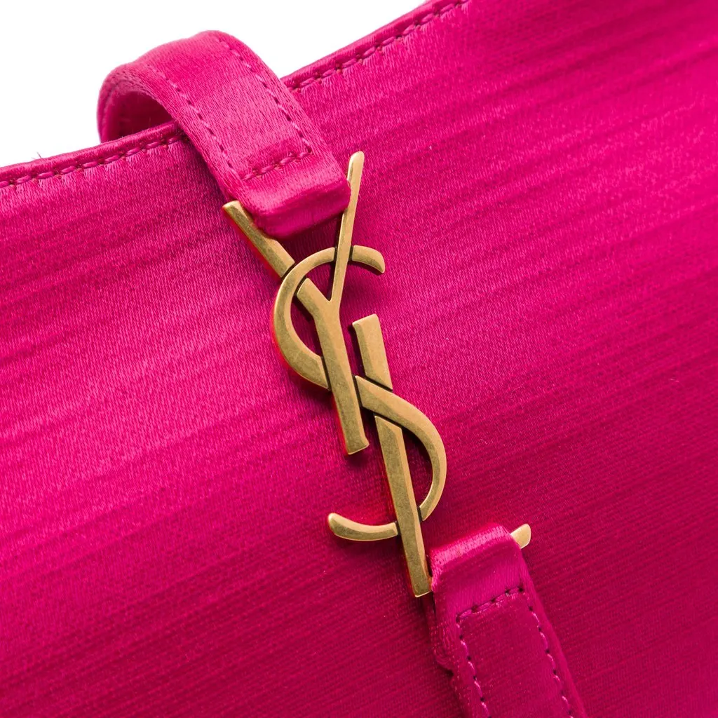 Saint Laurent Mini Satin Le 5 a 7 Pink Very good - Box View