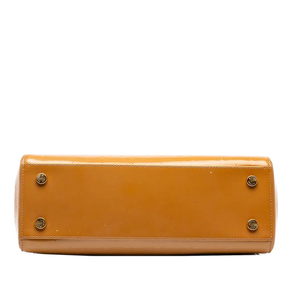 Louis Vuitton Monogram Vernis Brea MM Brown Leather Good - Inside View