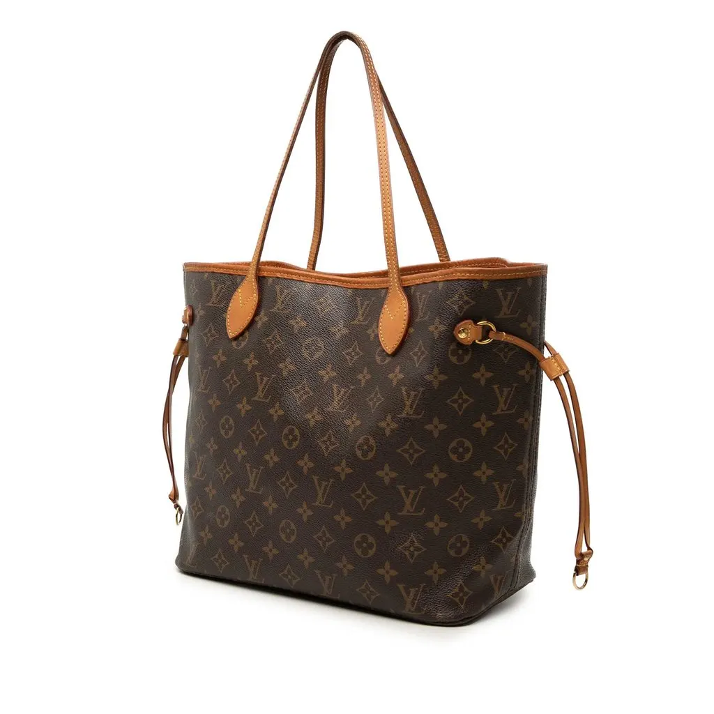 Louis Vuitton Monogram Neverfull MM Brown Very good - Back View