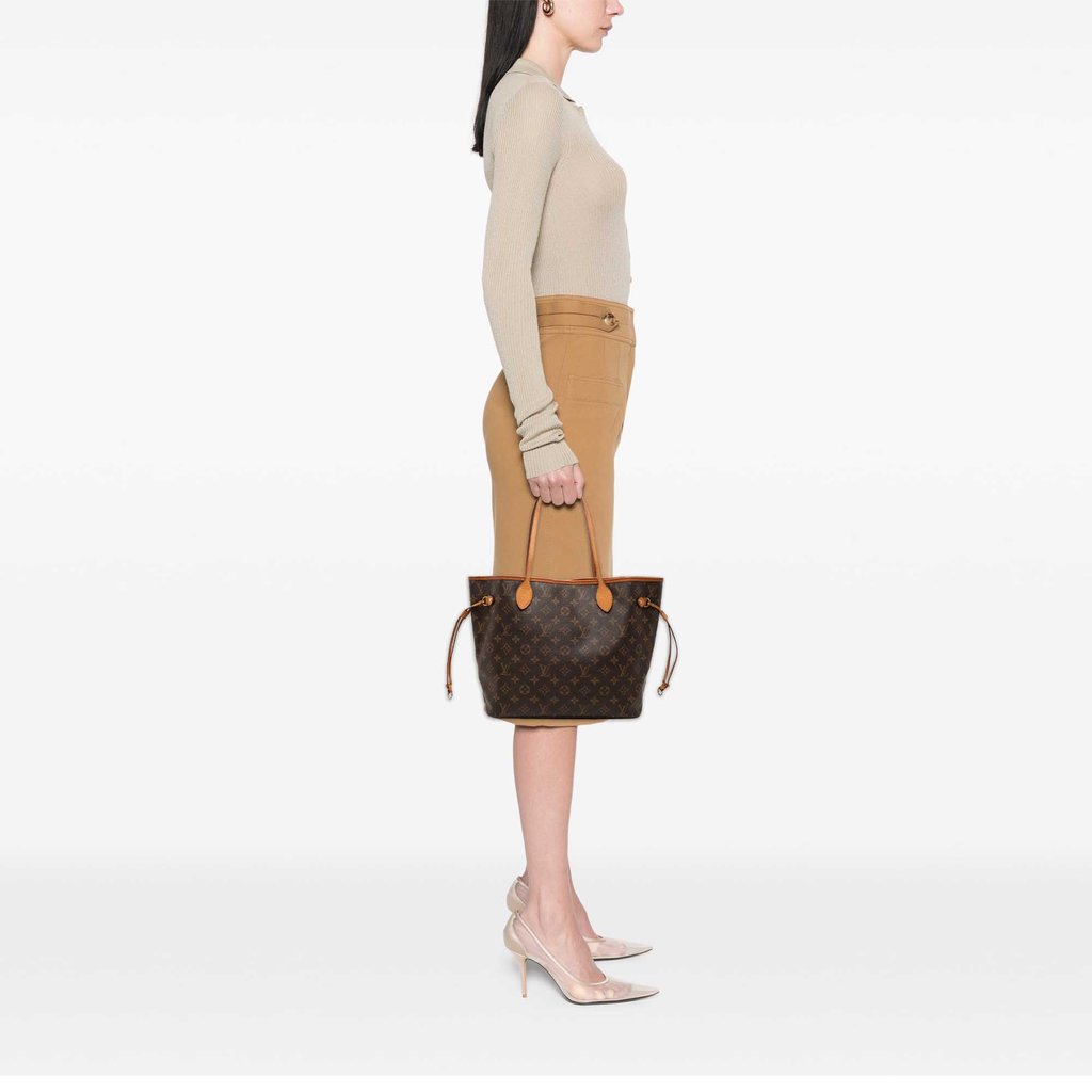 Louis Vuitton Monogram Neverfull MM Brown Large | Pre-Owned