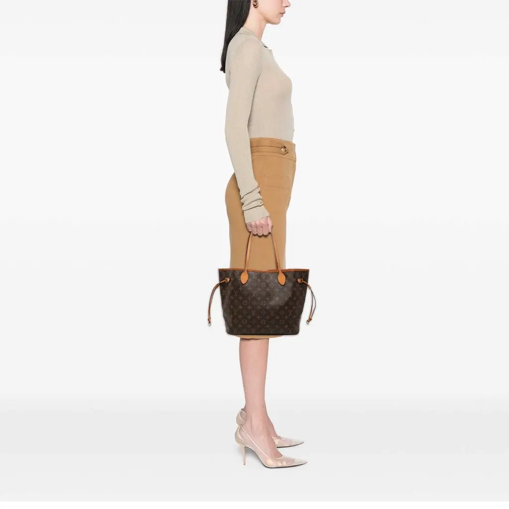 Louis Vuitton Monogram Neverfull MM Brown Large | Pre-Owned