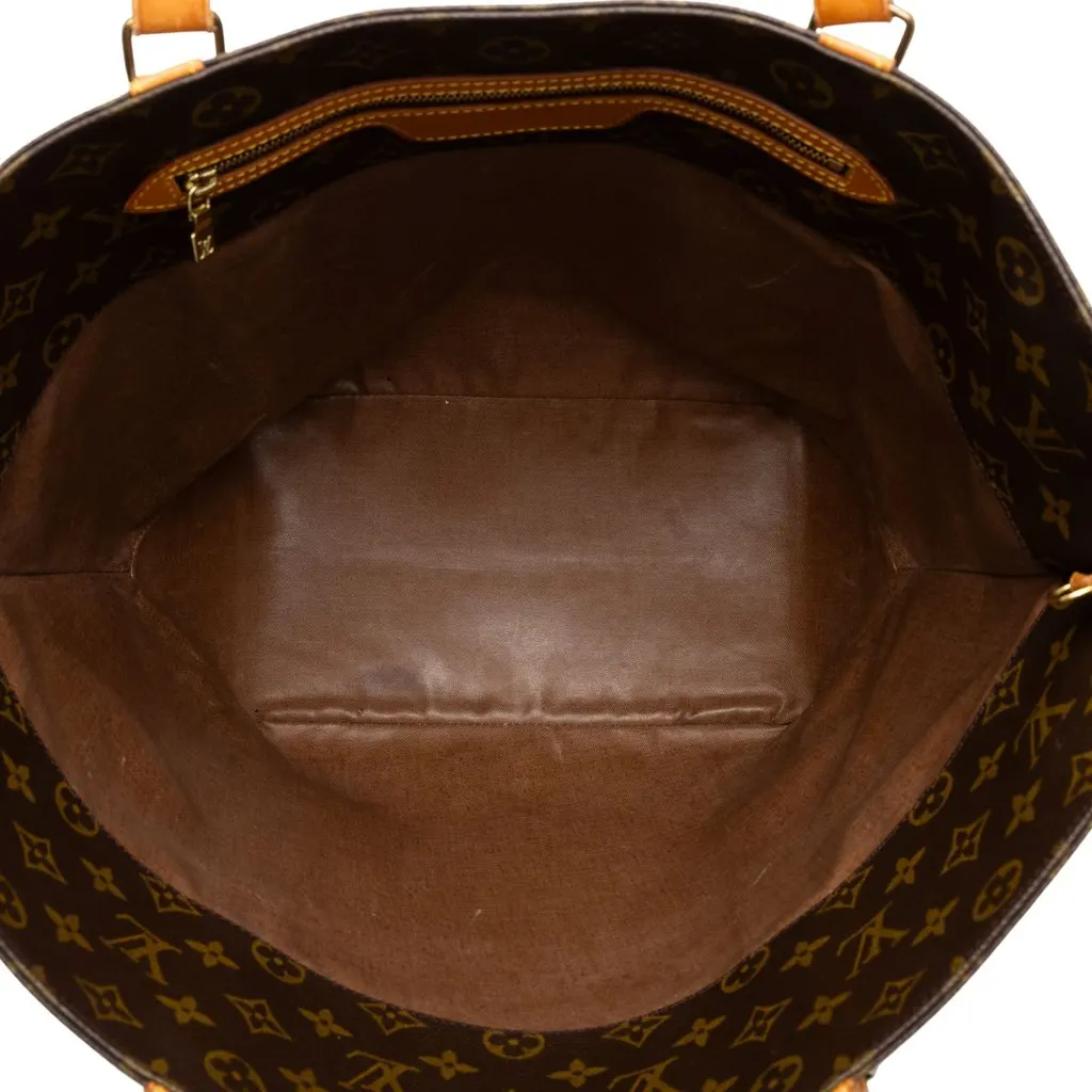 Louis Vuitton Monogram Sac Shopping Brown Canvas Very good - Model View