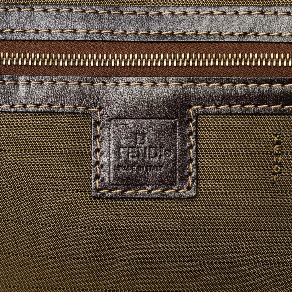 Fendi Zucca Canvas Business Bag Brown Canvas Very good - Box View