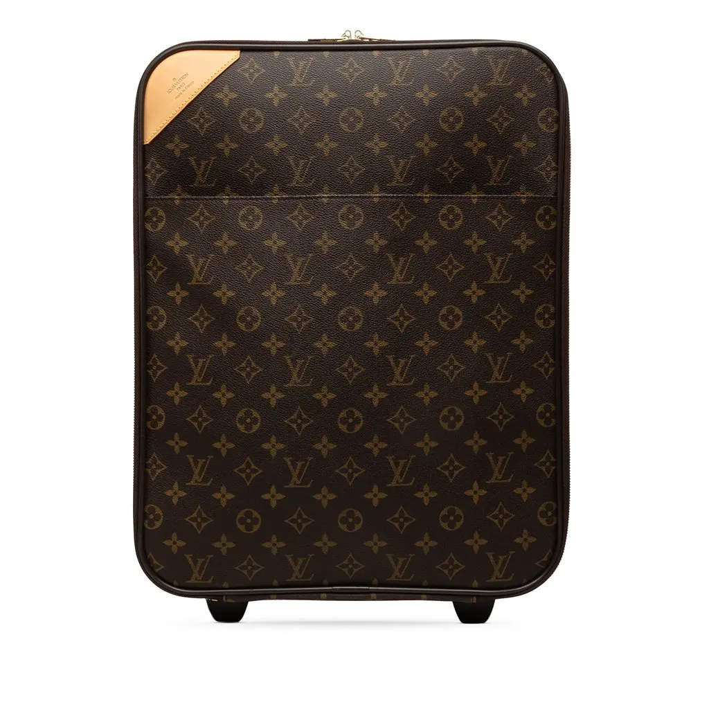 Louis Vuitton Monogram Pegase 45 Brown Canvas Good - Front View