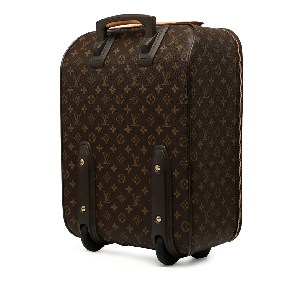 Louis Vuitton Monogram Pegase 45 Brown Canvas Good - Back View