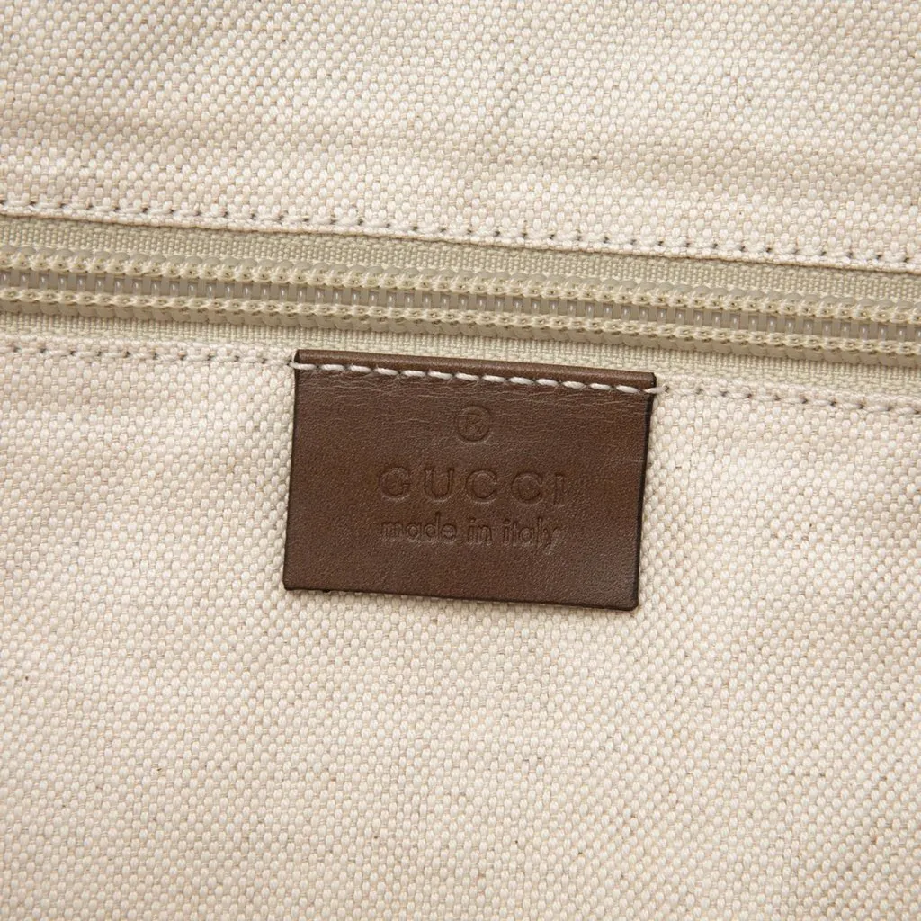 Gucci Diamante Coated Canvas Business Bag Beige Very good - Box View
