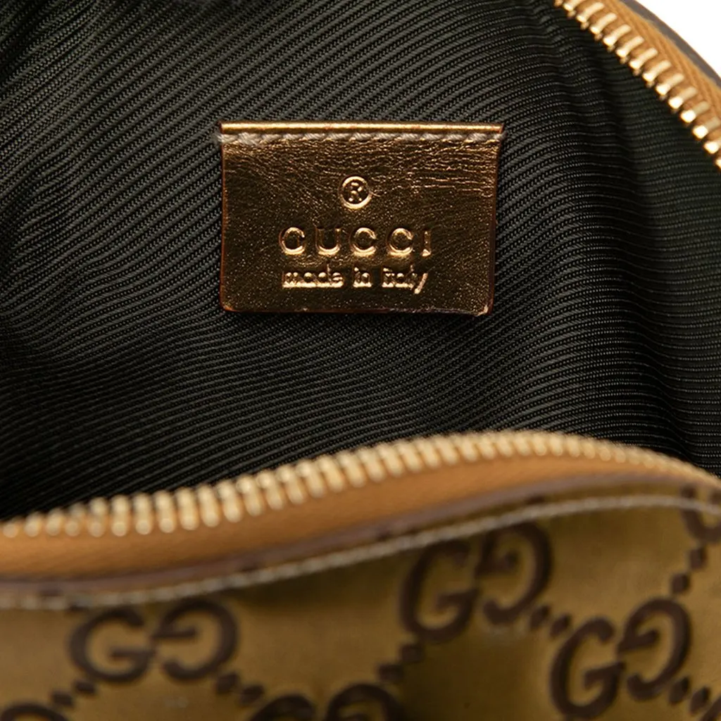 Gucci Metallic Guccissima Pouch Gold Leather Very good - Box View