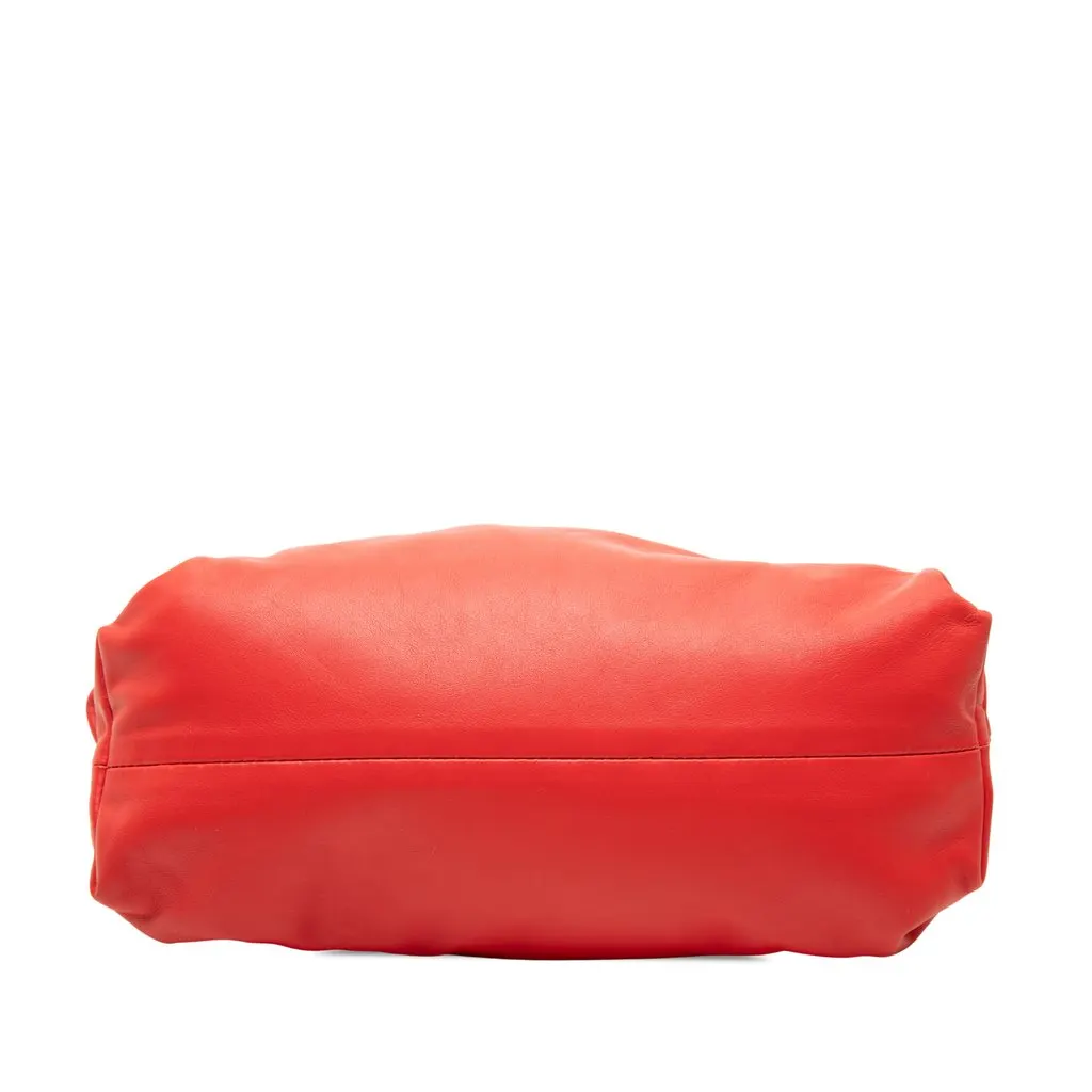Bottega Veneta Lambskin Chain Pouch Red Leather Very good - Inside View
