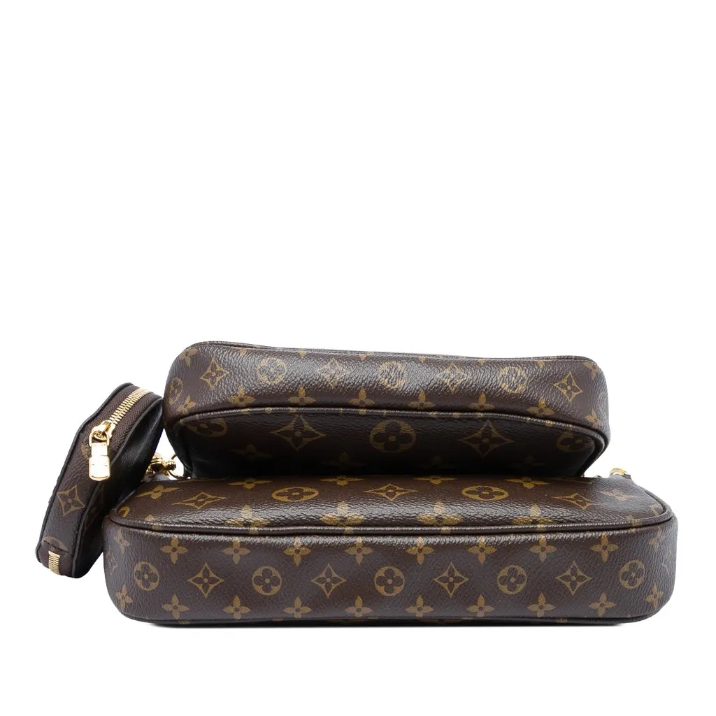 Louis Vuitton Monogram Multi Pochette Accessoires Brown Canvas Very good - Inside View