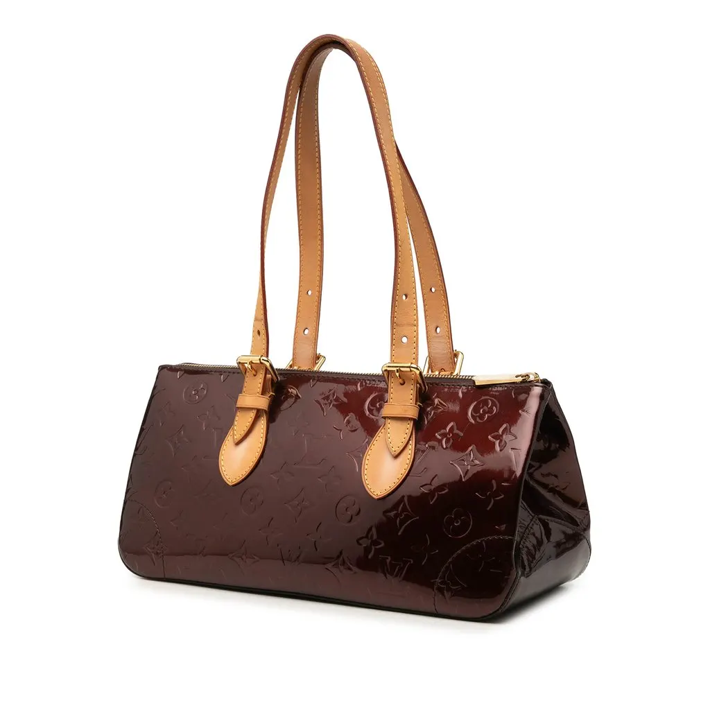 Louis Vuitton Monogram Vernis Rosewood Avenue Purple Leather Very good - Back View