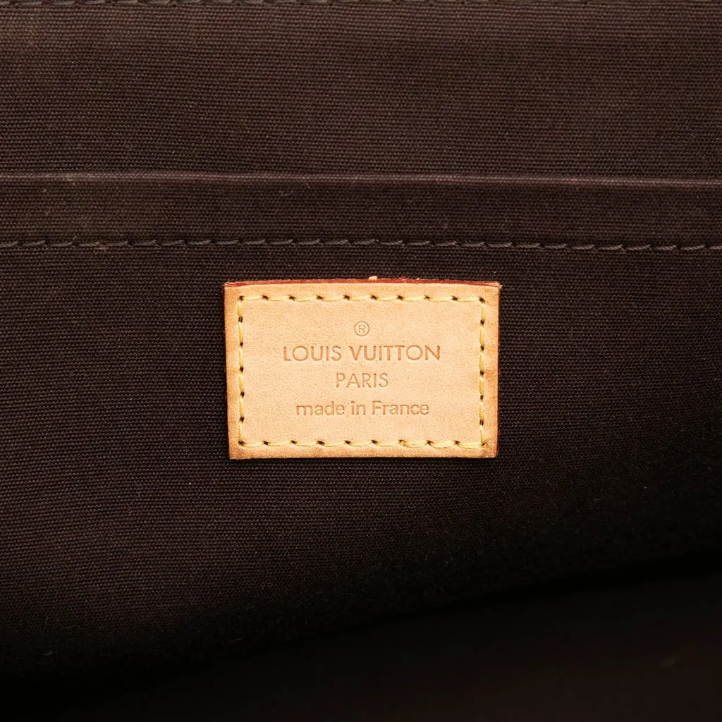 Louis Vuitton Monogram Vernis Rosewood Avenue Purple Leather Very good - Box View