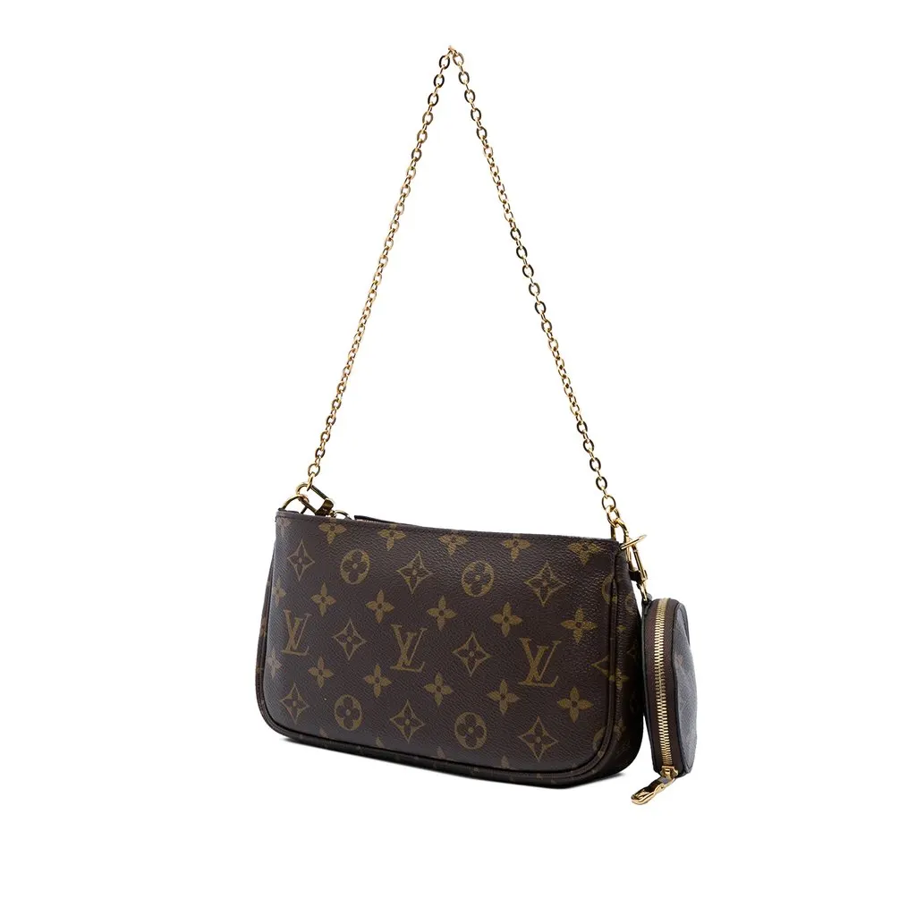 Louis Vuitton Monogram Multi Pochette Accessoires Brown Canvas Very good - Back View