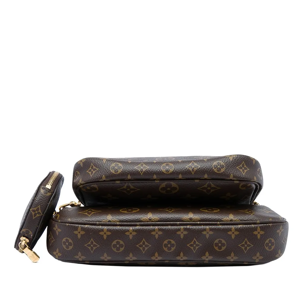 Louis Vuitton Monogram Multi Pochette Accessoires Brown Canvas Very good - Inside View